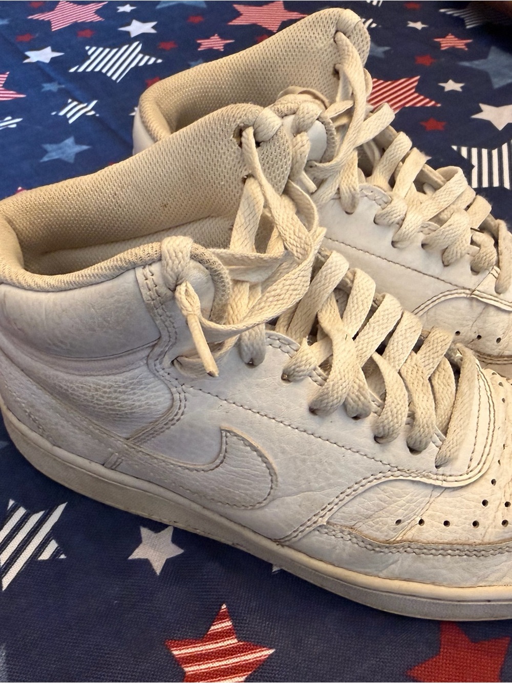 Nike White High-Top Sneakers